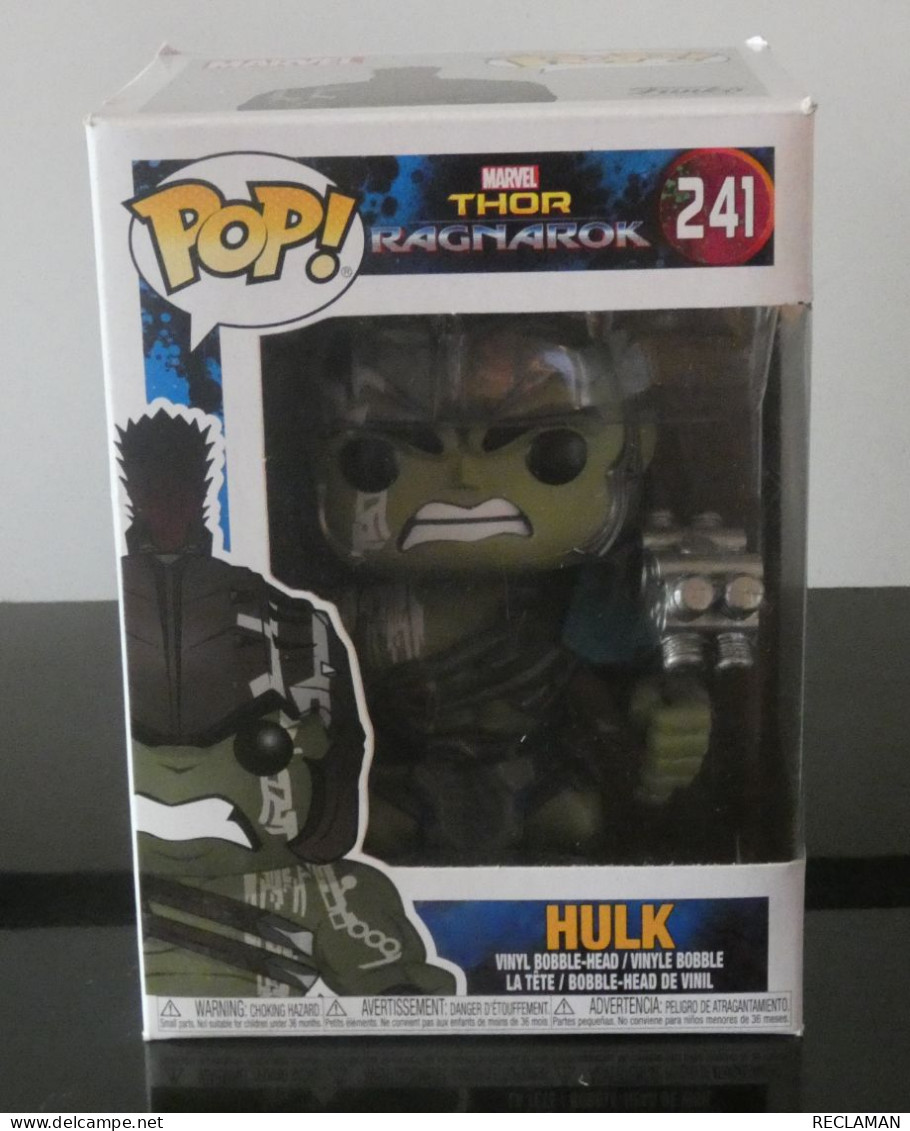 FUNKO POP Marvel Thor Ragnarok HULK N° 241 - Altri & Non Classificati