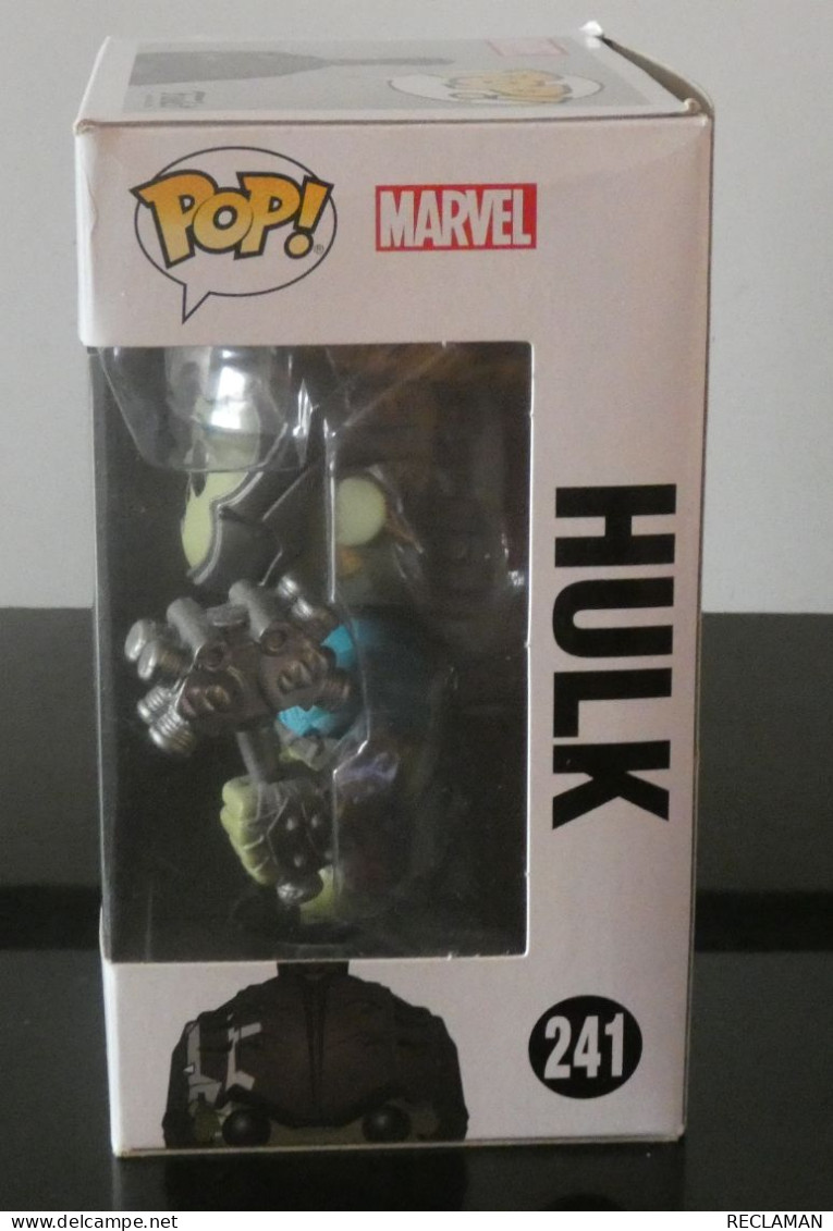 FUNKO POP Marvel Thor Ragnarok HULK N° 241 - Sonstige & Ohne Zuordnung