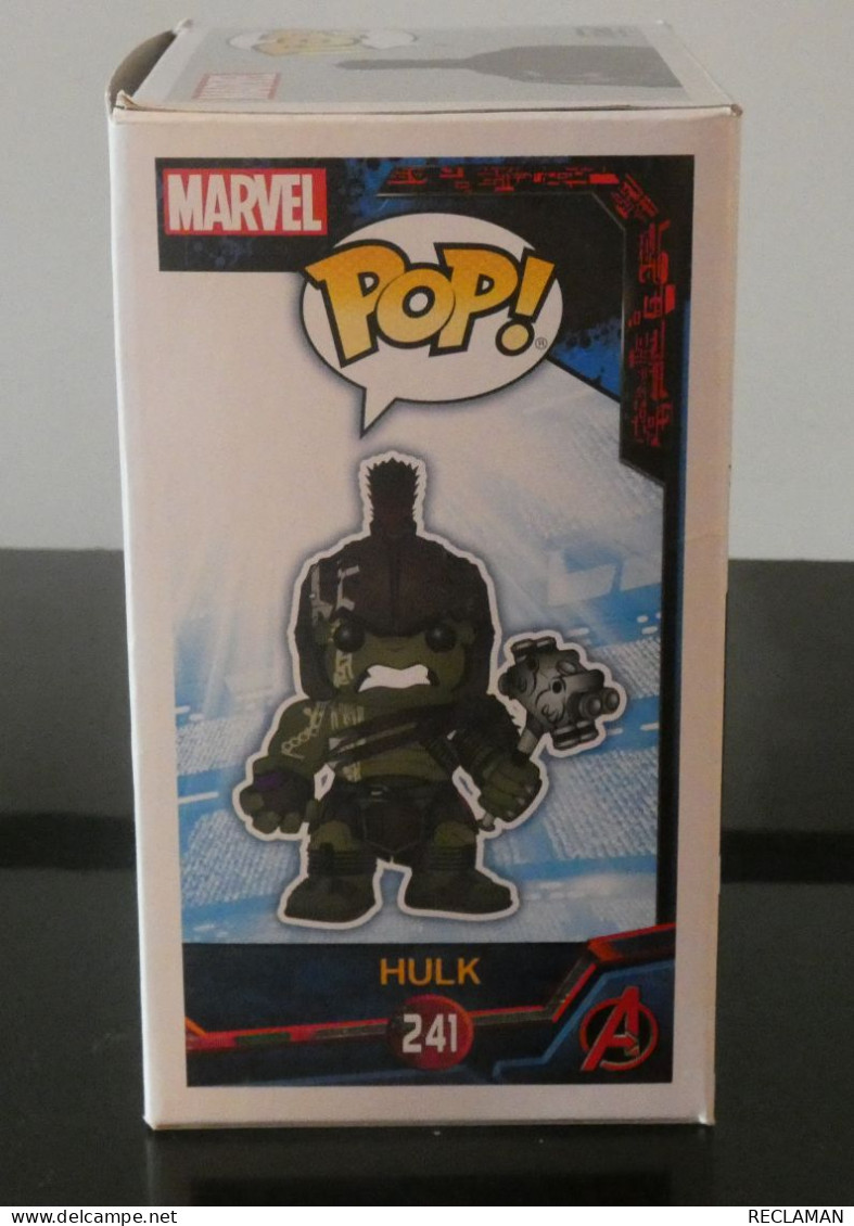 FUNKO POP Marvel Thor Ragnarok HULK N° 241 - Sonstige & Ohne Zuordnung