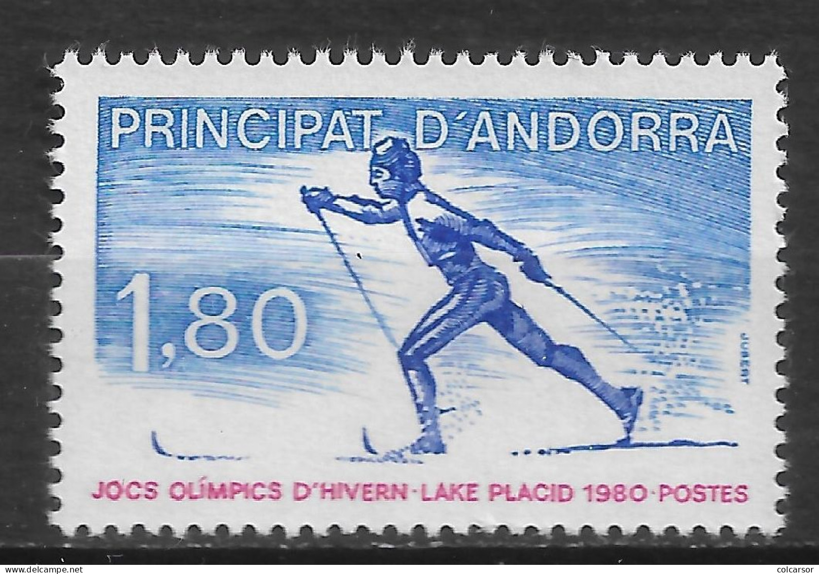 ANDORRE FRANÇAIS N° 283 " J . OLYMPIQUES " - Oblitérés