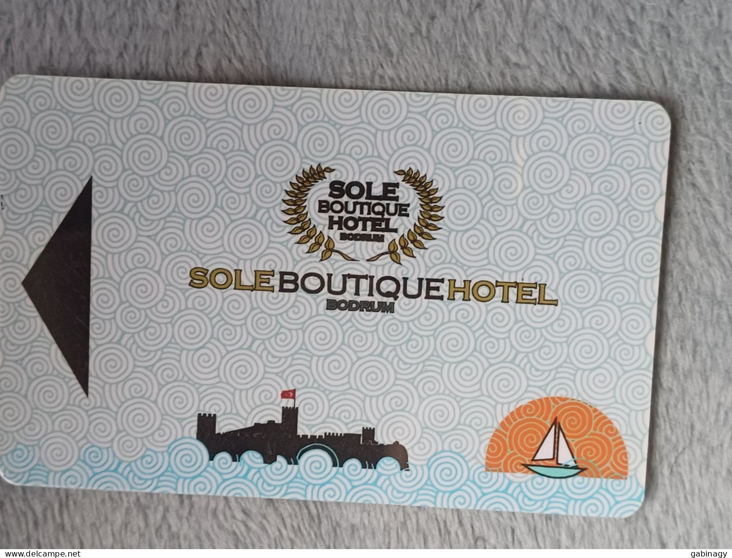 HOTEL KEYS - 2554 - TURKEY - SOLE BOUTIQUE HOTEL - Cartes D'hotel