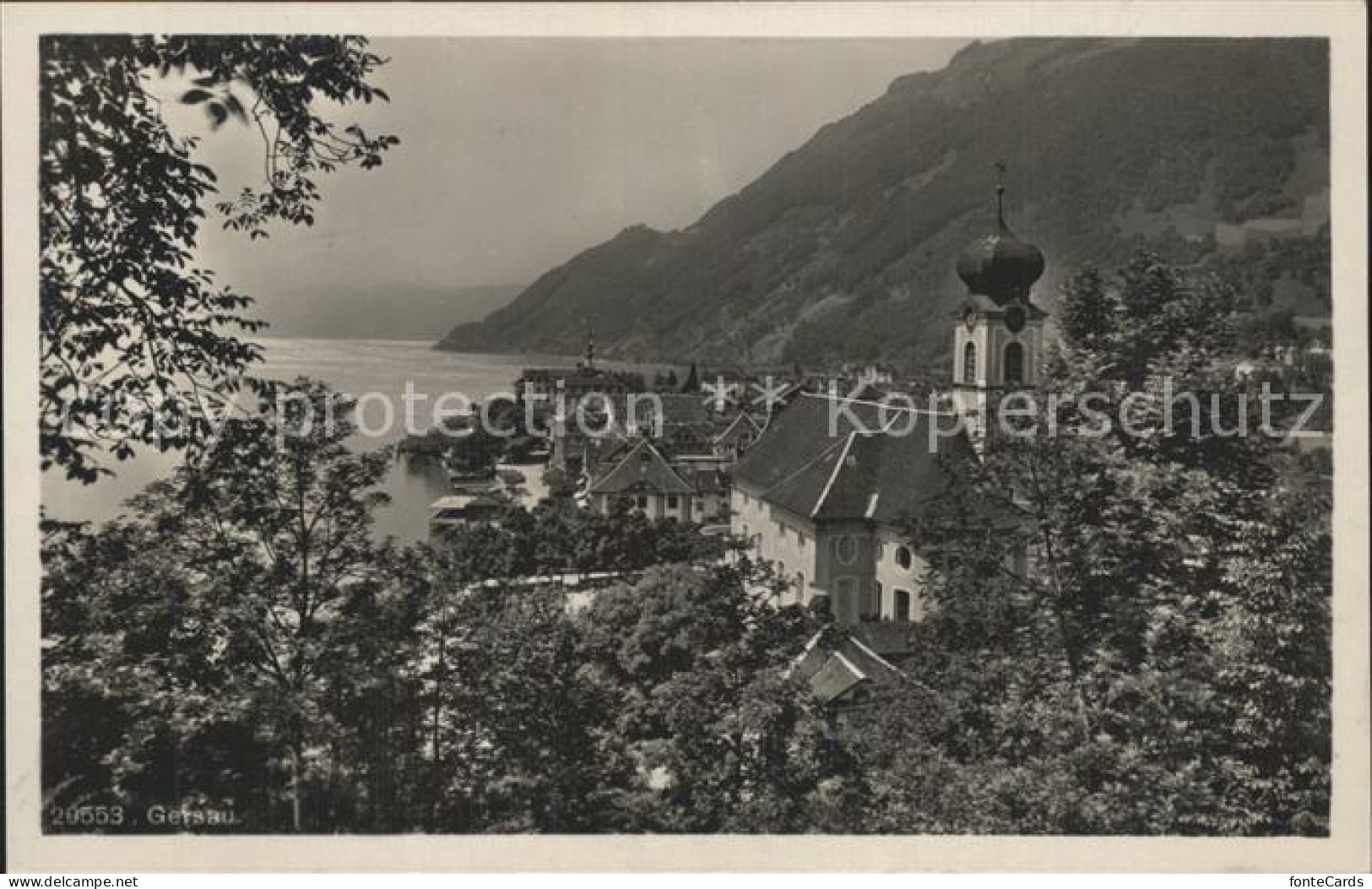 12336118 Gersau Vierwaldstaettersee Panorama Gersau - Other & Unclassified