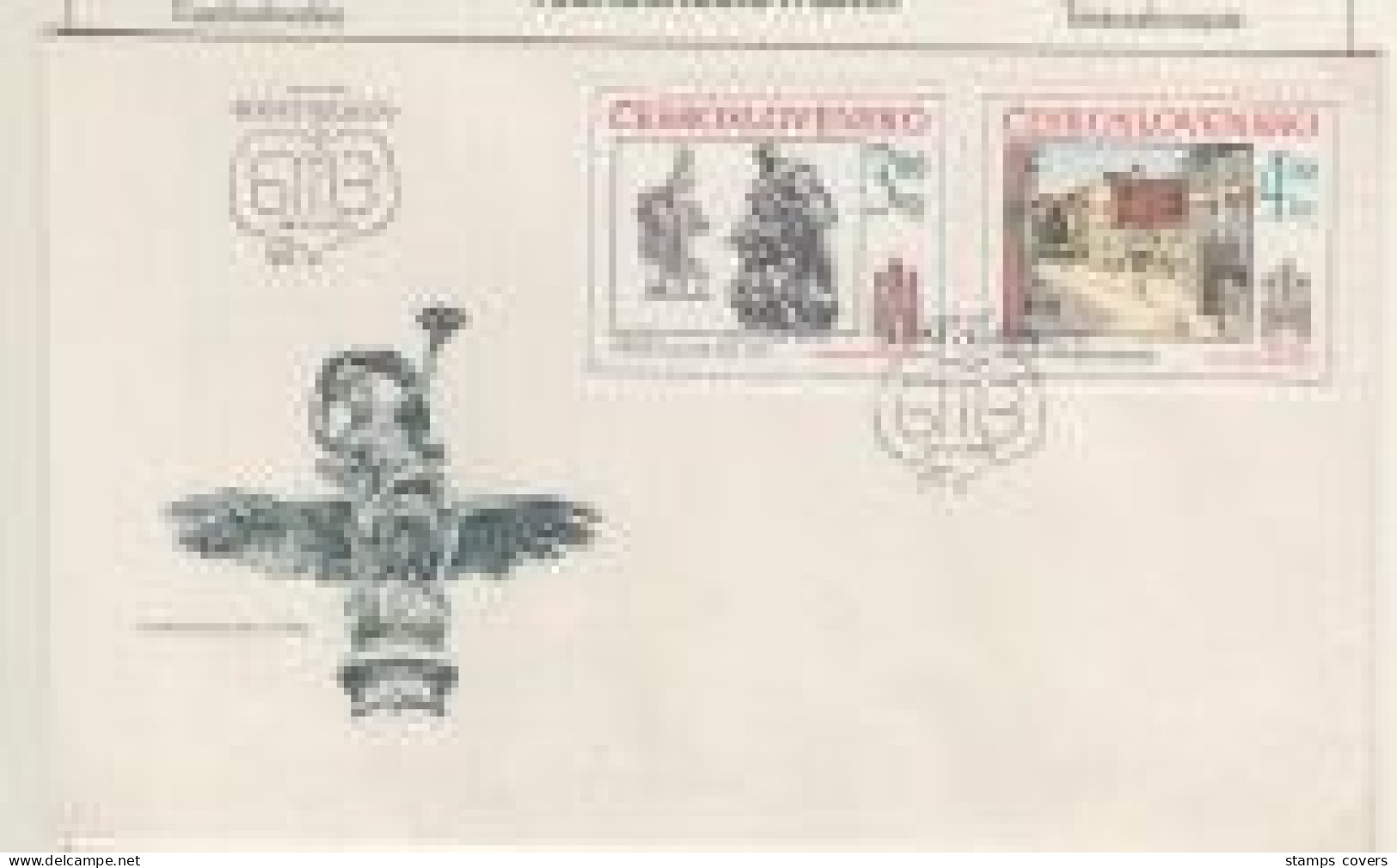 CESKOSLOVENSKO FDC MICHEL 2733/34 Presbourg - FDC