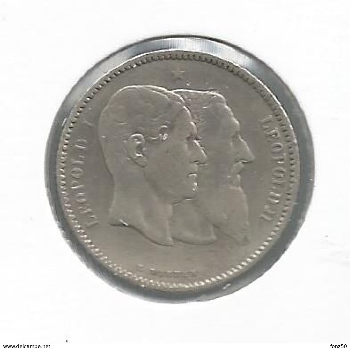 LEOPOLD 2 * 1 Frank 1830/80 Vlaams * Z.Fraai / Prachtig * Nr 12818 - 1 Franc