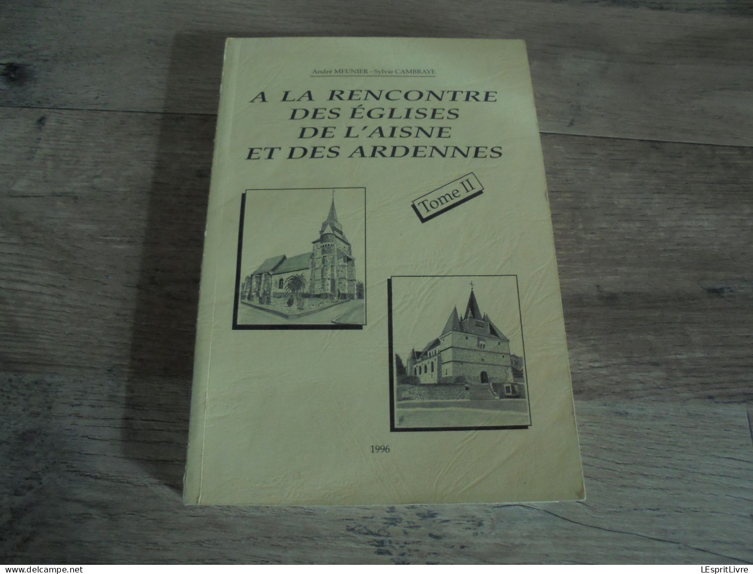 A LA RENCONTRE DES EGLISES DE L'AISNE ET DES ARDENNES T 2 Régionalisme Eglise Archon Montcornet Prez Cliron Lonny Tarzy - Champagne - Ardenne