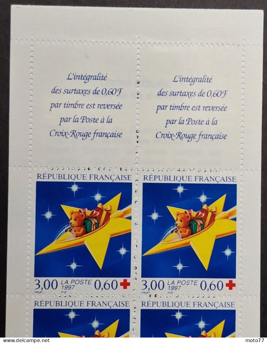 TIMBRE France CARNET CROIX-ROUGE Neuf - 1997 N° 2046 Timbres 3122a - Yvert & Tellier 2003 Coté 17 € - Red Cross