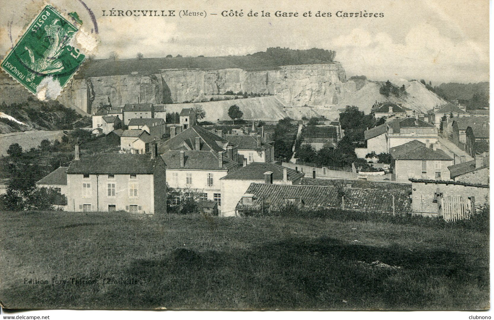 CPA -  LEROUVILLE - COTE DE LA GARE ET DES CARRIERES - Lerouville