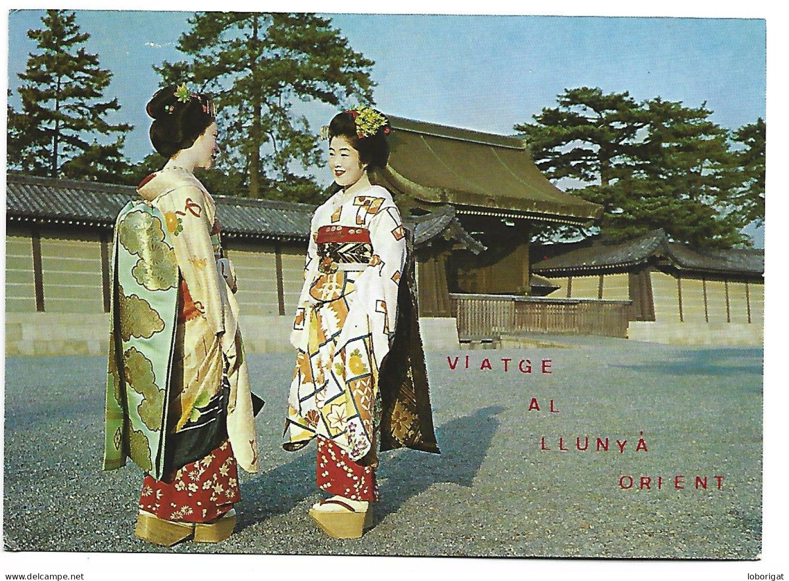 MAIKO GIRLS IN OLD IMPERIAL PALACE.-  ( JAPON ) - Tokyo