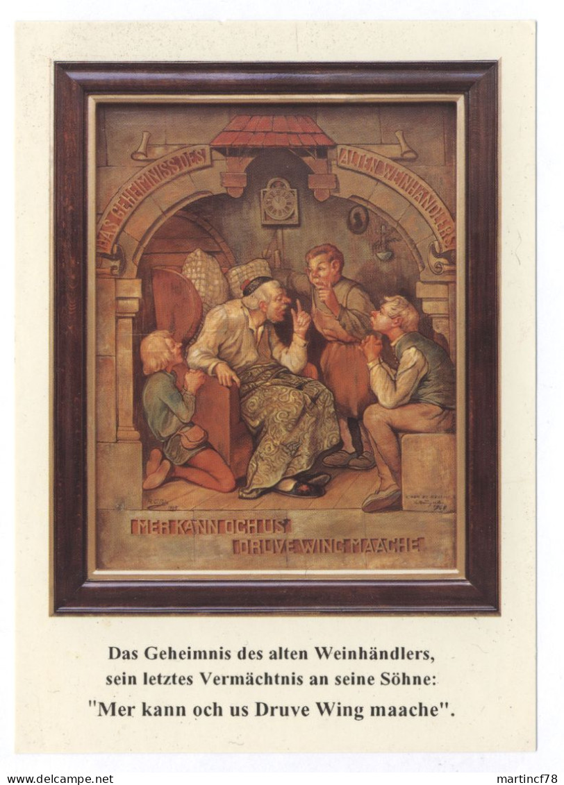 5483 Bad Neuenahr Kulturhistorisches Gemälde Von Bernh. Giffels Im Hotel Goldener Anker Fam. Anton Giffels - Bad Neuenahr-Ahrweiler