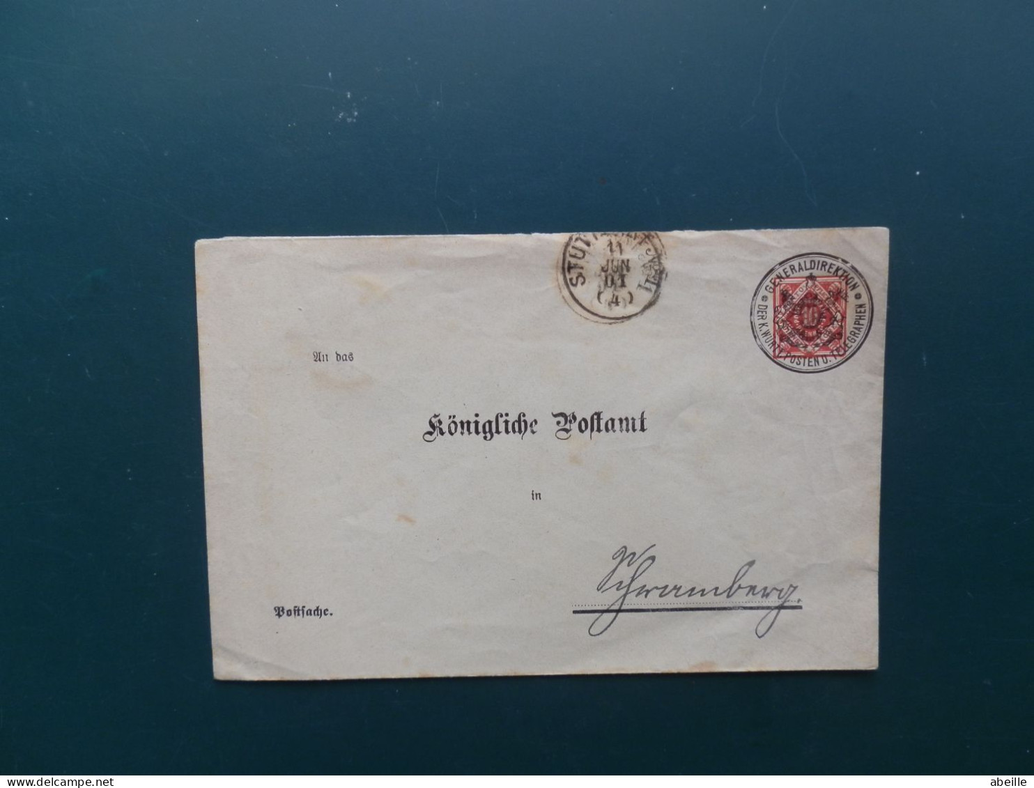 GROOT FORMAAT  LOT6/    ENVELOPPE 1901 - Postwaardestukken