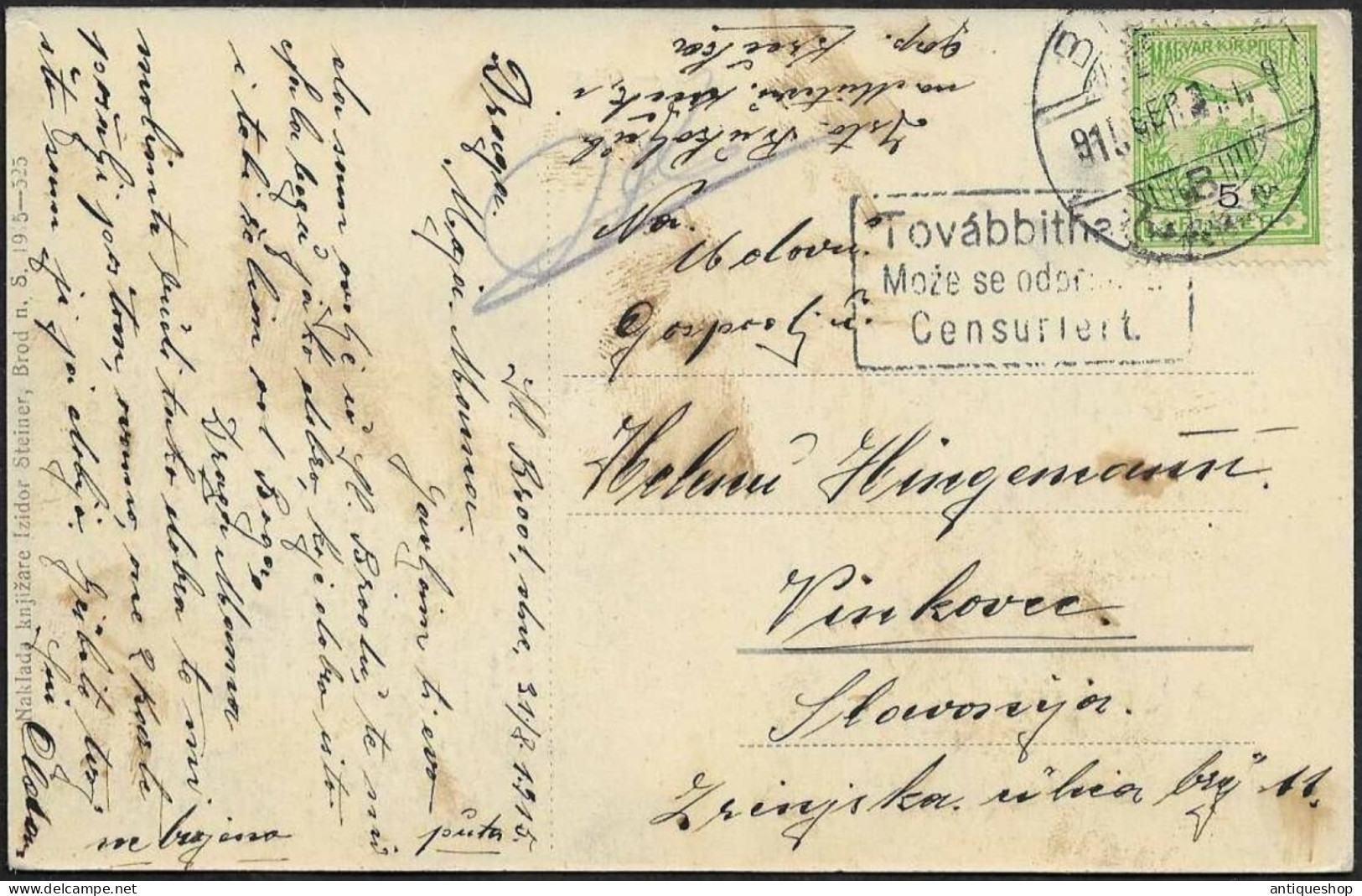 Croatia-----Slavonski Brod-----old Postcard - Kroatien