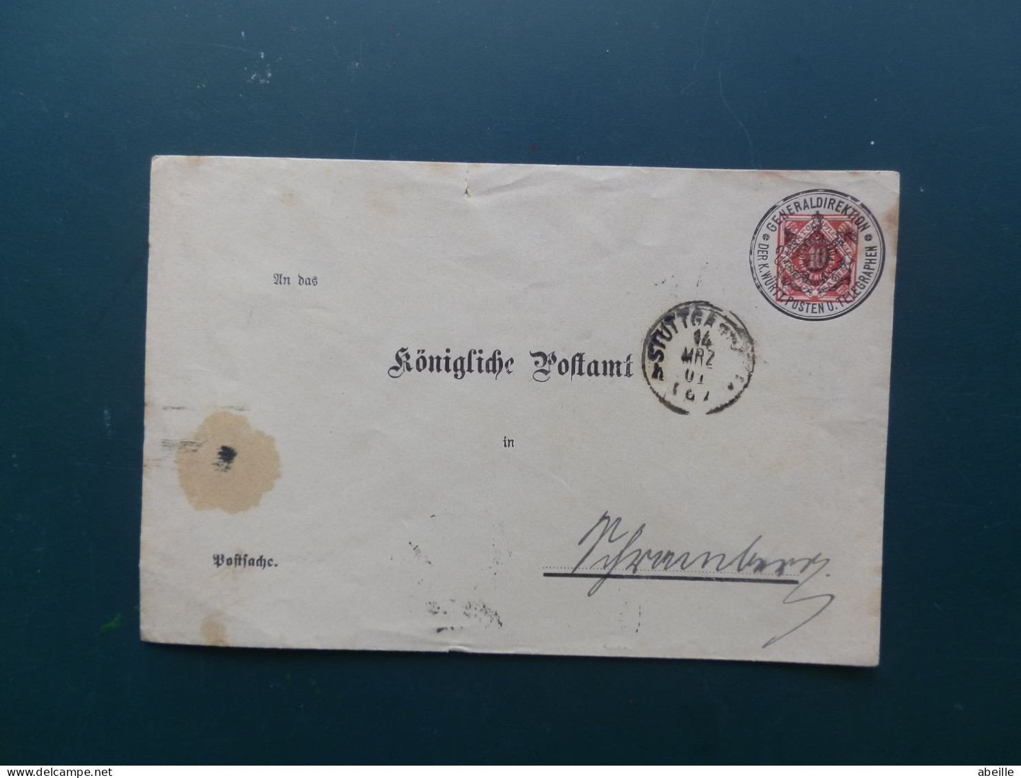 GROOT FORMAAT  LOT8/    ENVELOPPE 1901 - Postal  Stationery