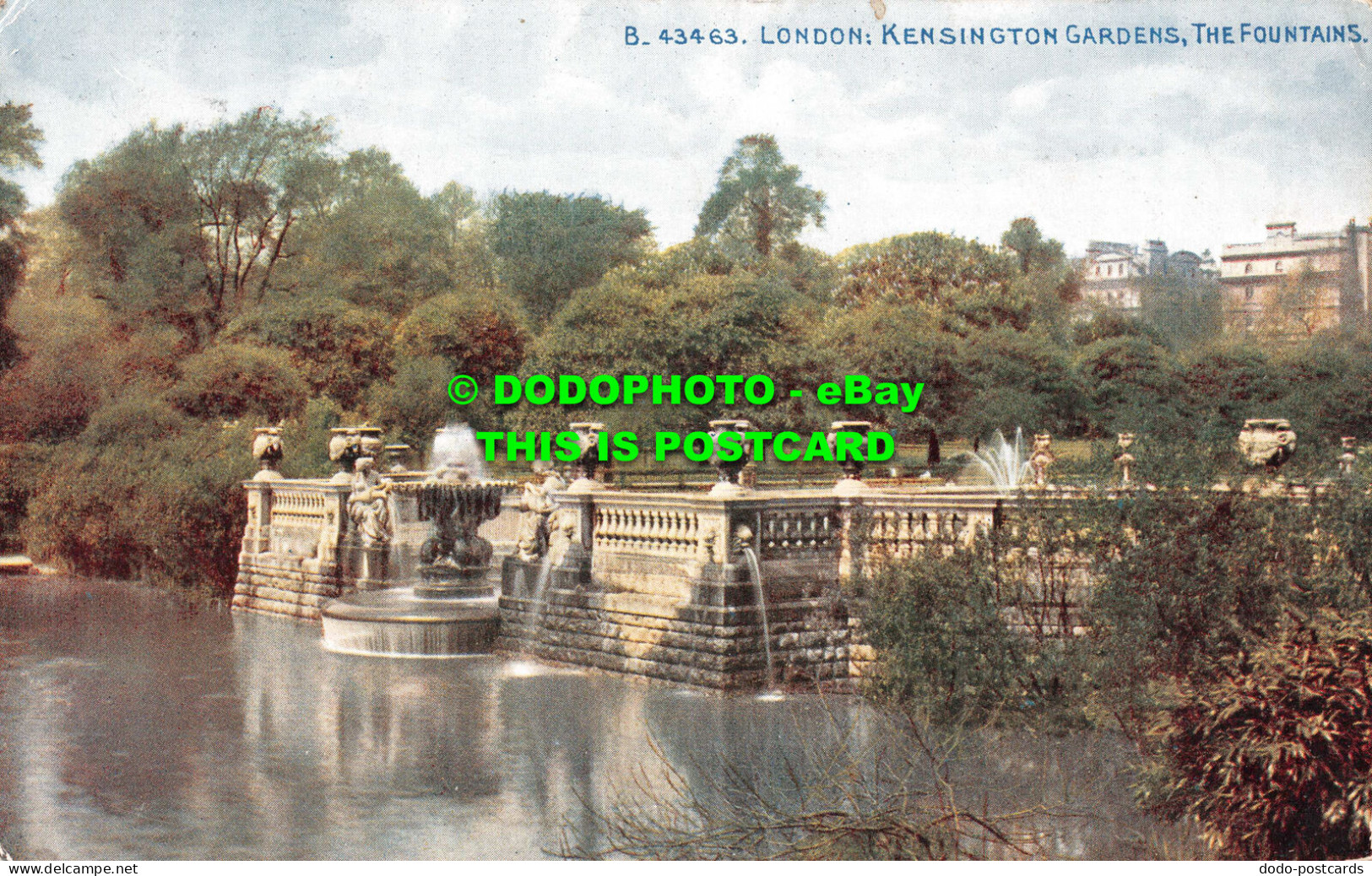 R550916 London. Kensington Gardens. The Fountains. The Photochrom. Celesque Seri - Other & Unclassified