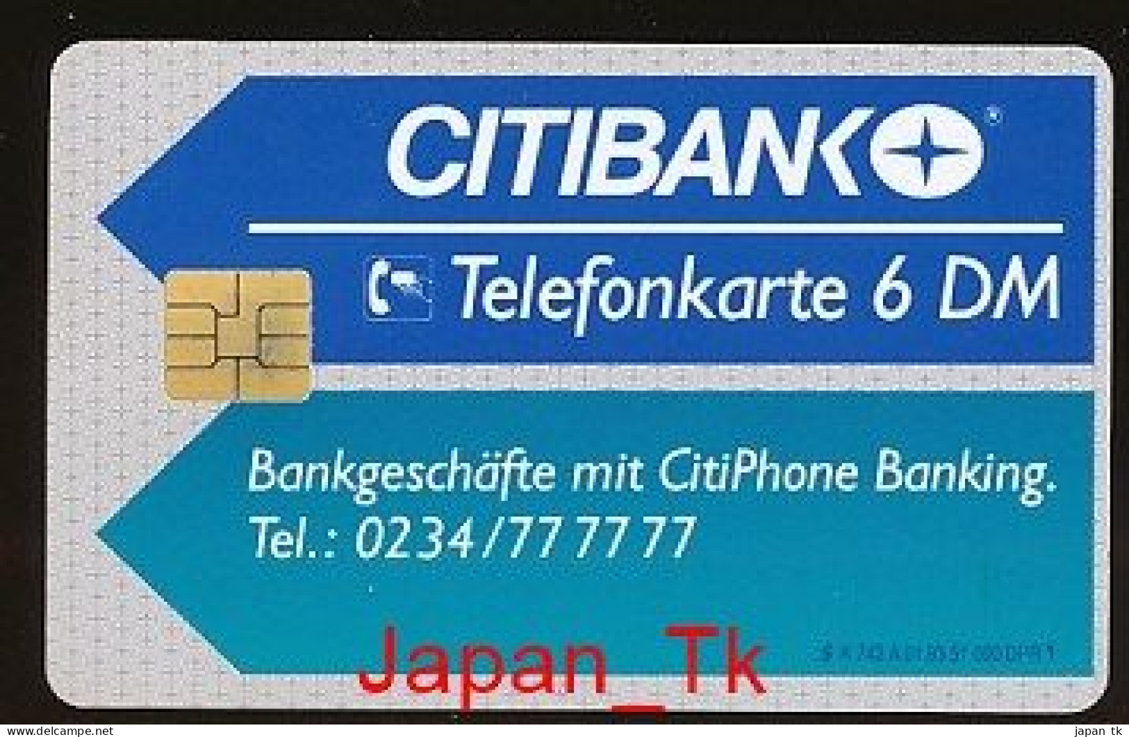 GERMANY K 742 A  93  Citibank - Aufl  51 000 - Siehe Scan - K-Reeksen : Reeks Klanten