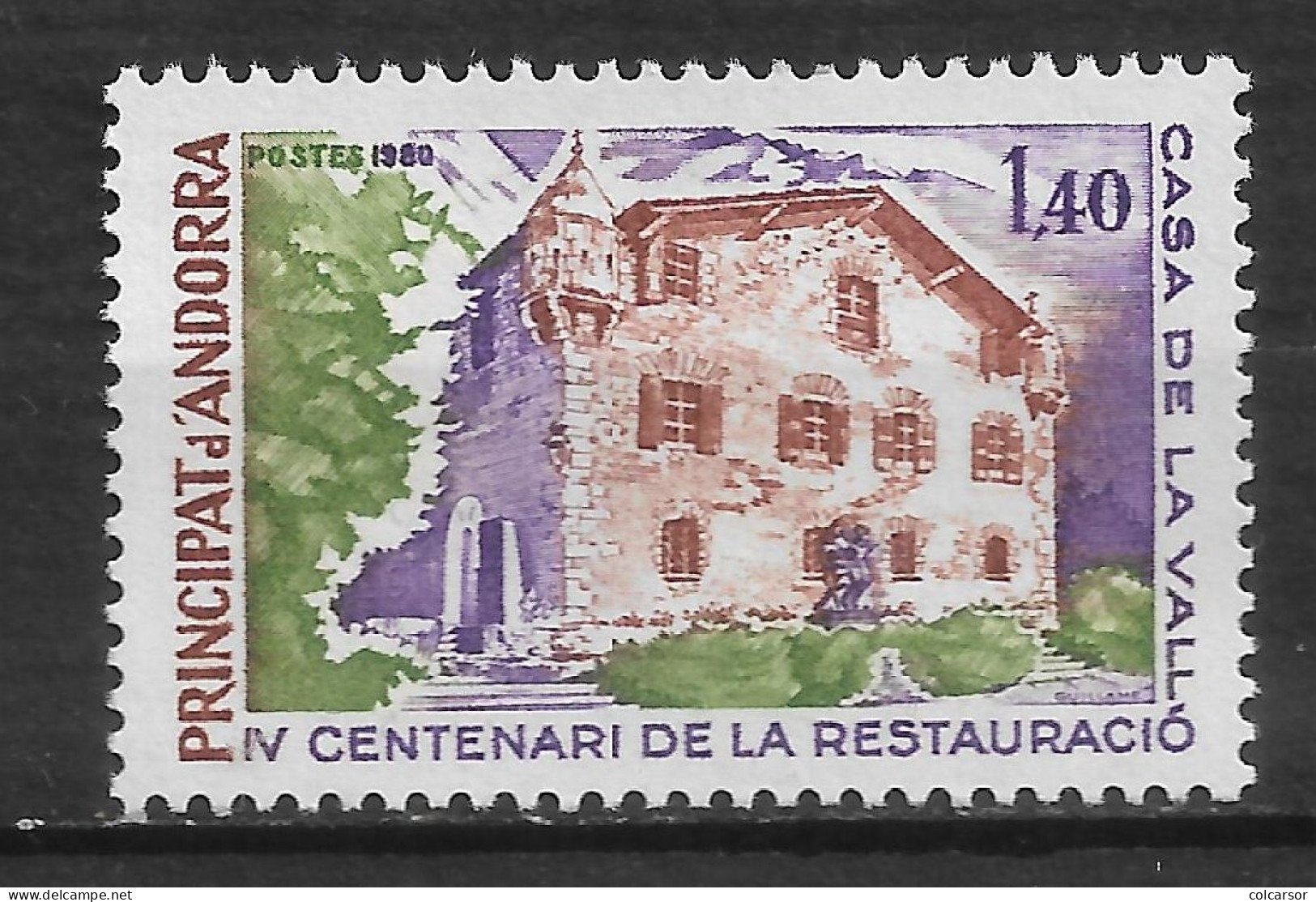 ANDORRE FRANÇAIS N° 289 " MAISON DES VALLÉES " - Oblitérés