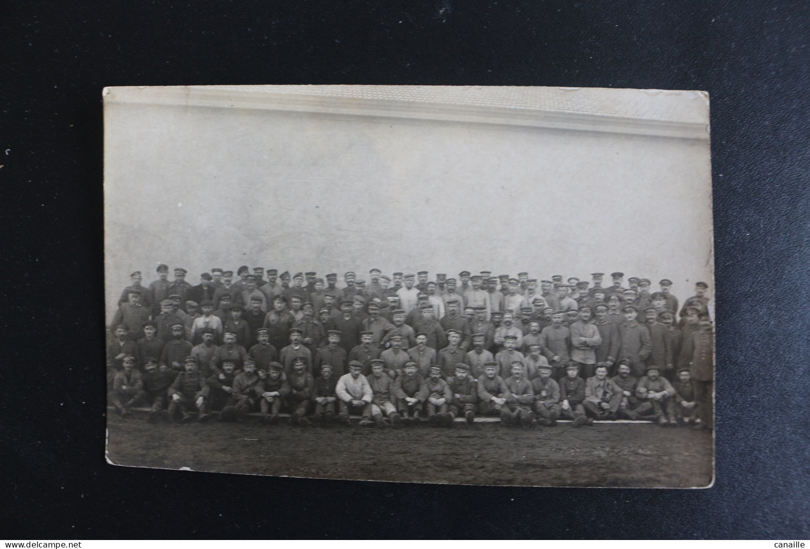 S-C 159 / Photo De Militaire - Guerre 1914-18,  Compagnie De Soldat Allemand ( Sante Doute Des Prisonniers De Guerre ) ? - War 1914-18