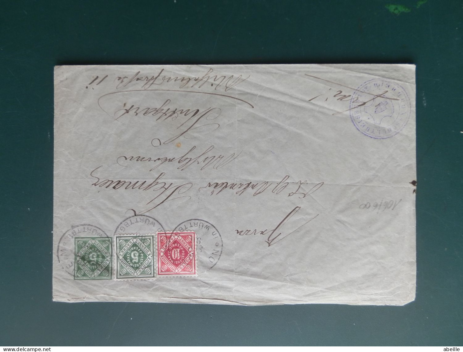GROOT FORMAAT  LOT9/    ENVELOPPE 1896 - Postal  Stationery