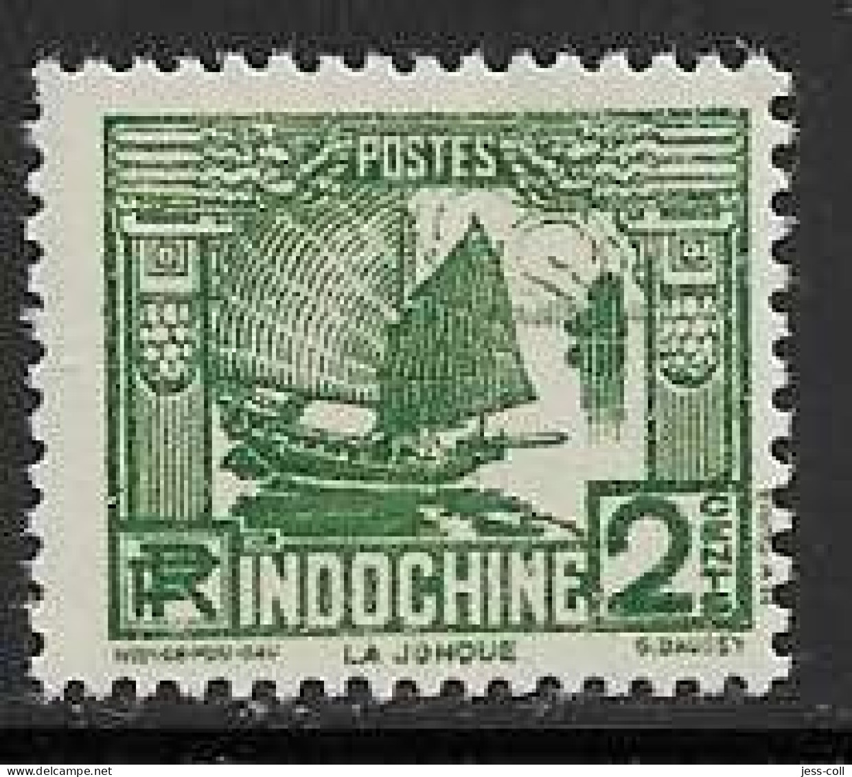 Yvert 156 2 C Vert - ** - Unused Stamps