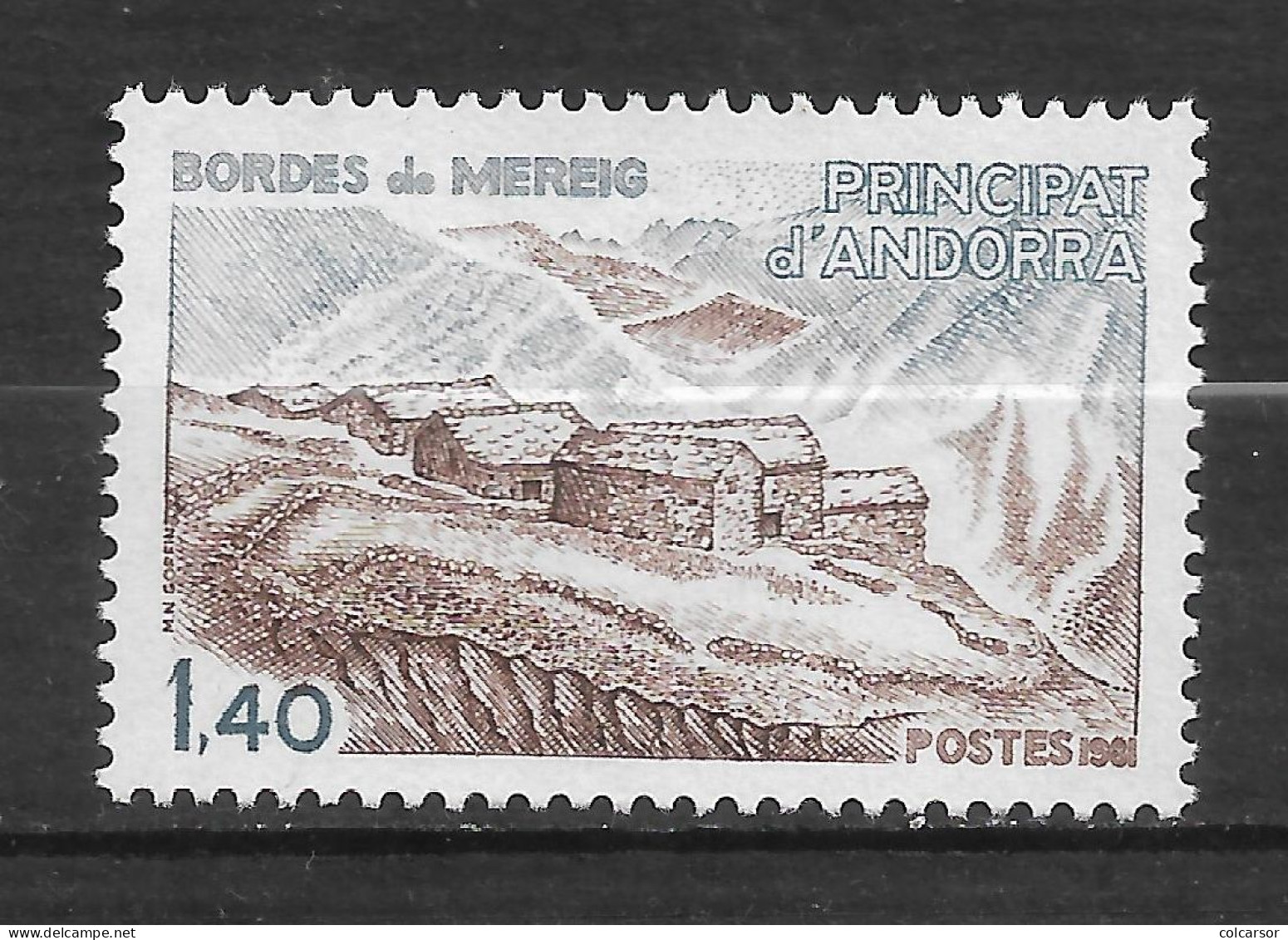 ANDORRE FRANÇAIS N° 291 " LES BORDES " - Used Stamps