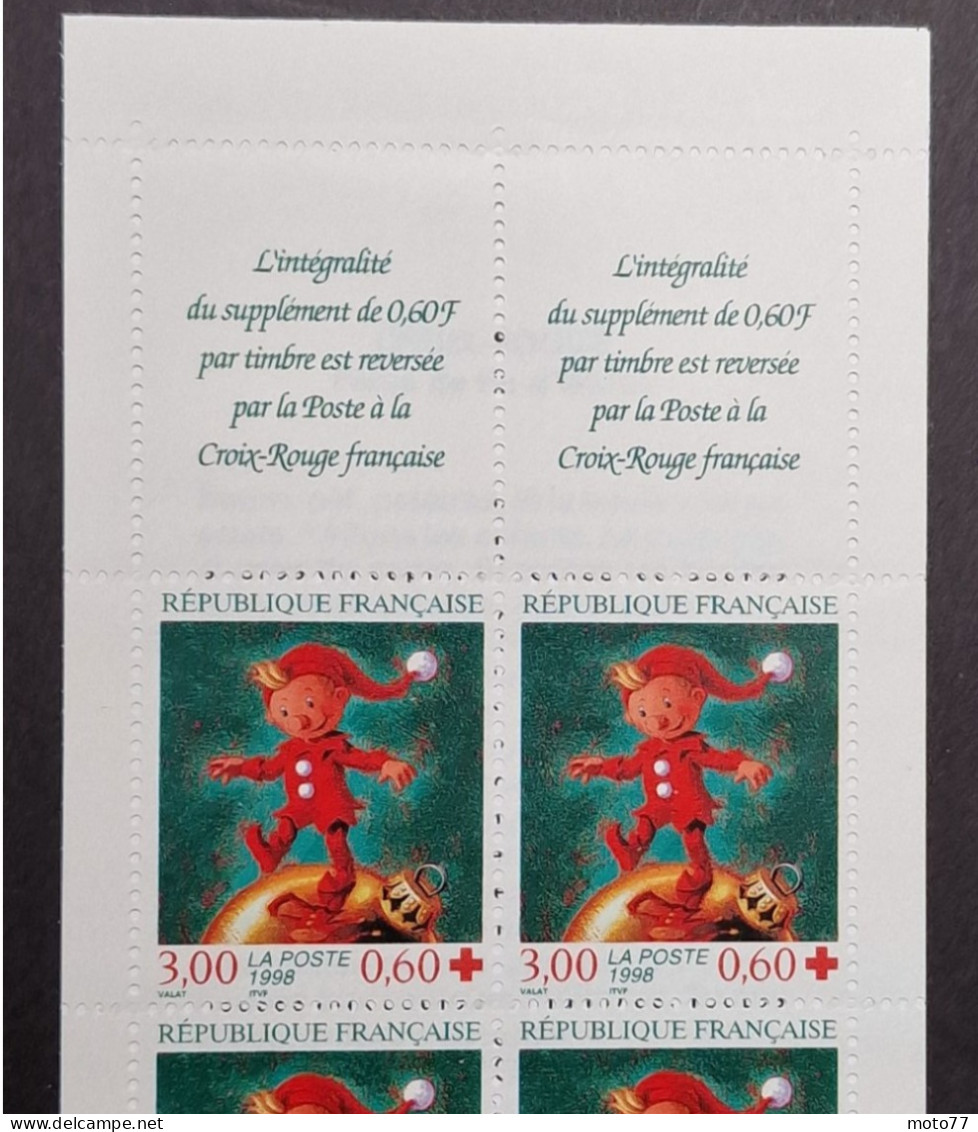 TIMBRE France CARNET CROIX-ROUGE Neuf - 1998 N° 2047 Timbres 3199a - Yvert & Tellier 2003 Coté 16 € - Rotes Kreuz