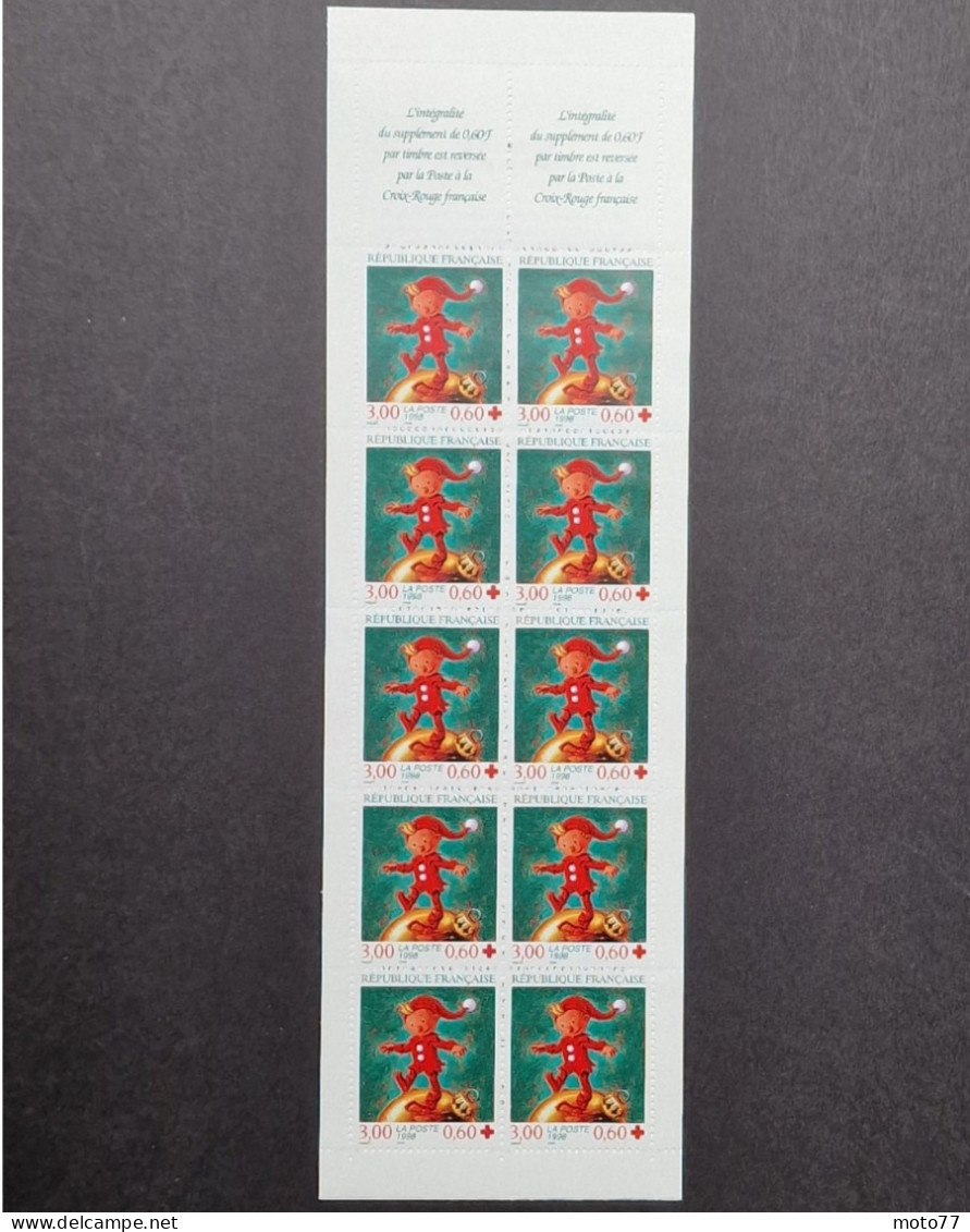 TIMBRE France CARNET CROIX-ROUGE Neuf - 1998 N° 2047 Timbres 3199a - Yvert & Tellier 2003 Coté 16 € - Croce Rossa