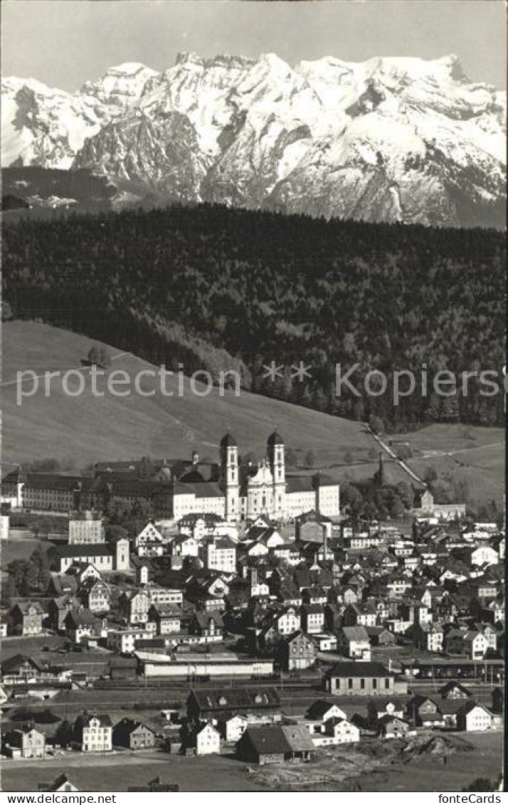 12335434 Einsiedeln SZ Blick Auf Das Kloster Alpenpanorama Einsiedeln - Other & Unclassified