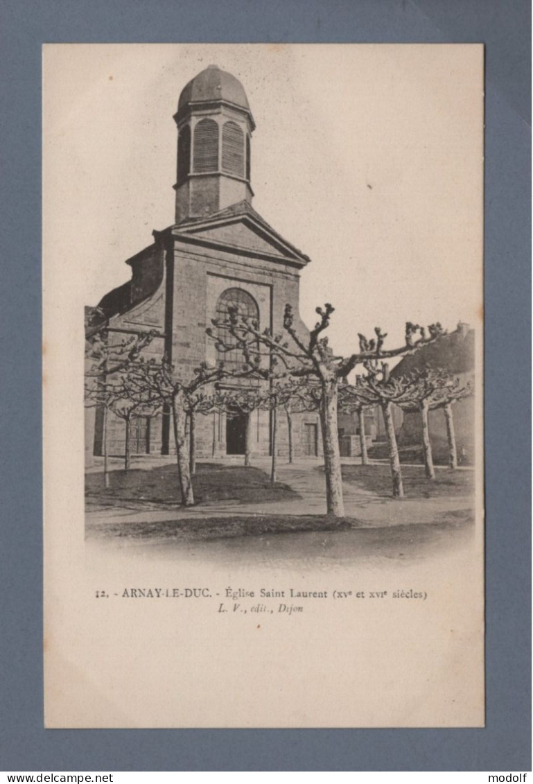 CPA - 21 - Arnay-le-Duc - Eglise Saint-Laurent - Non Circulée - Arnay Le Duc