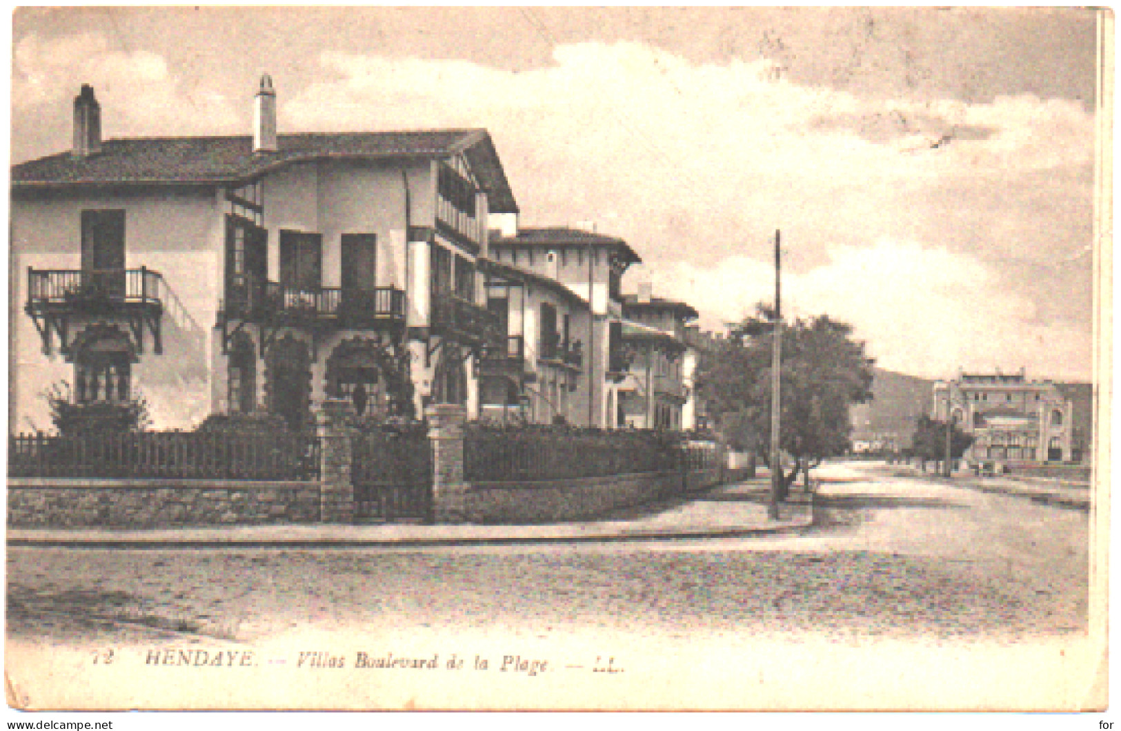 Pyrénées Atlantique : HENDAYE : Villas Boulevard De La Plage - Hendaye