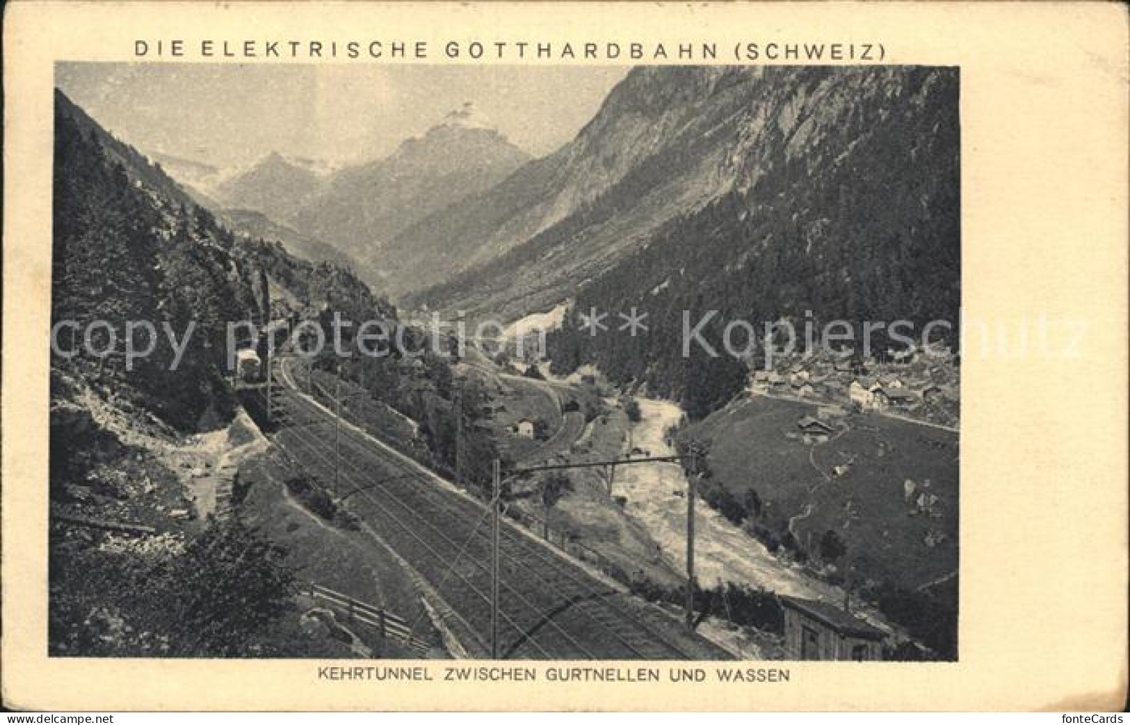 12335413 Gotthardbahn Kehrtunnel Gurtnellen Und Wassen San Gottardo - Other & Unclassified