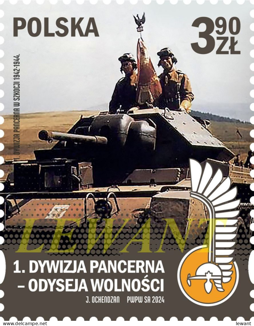 2024.04.30. 1st Polish Armoured Division - Odyssey Of Liberty - MNH - Unused Stamps