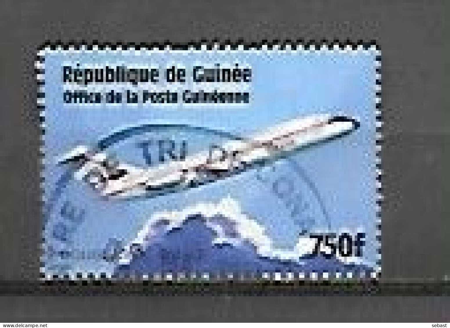 TIMBRE OBLITERE DE GUINEE DE 2002 N° MICHEL 3664 - Guinee (1958-...)