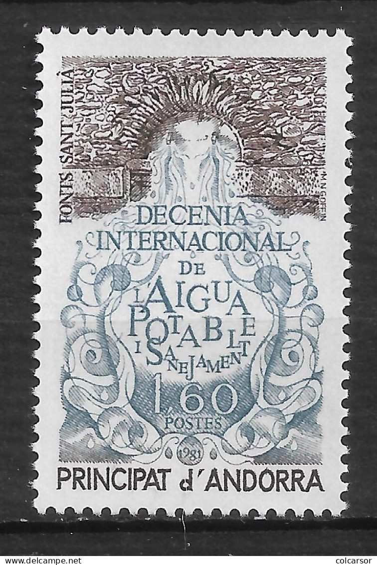 ANDORRE FRANÇAIS N° 298 " EAU POTABLE " - Used Stamps