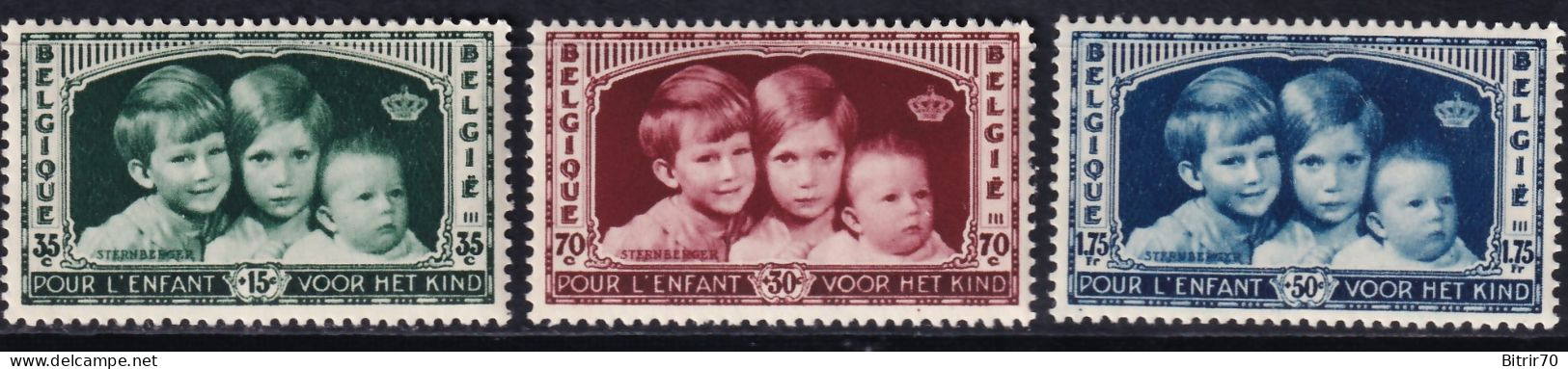 Belgica, 1935 Y&T. 404 / 406, MNH. - Nuevos