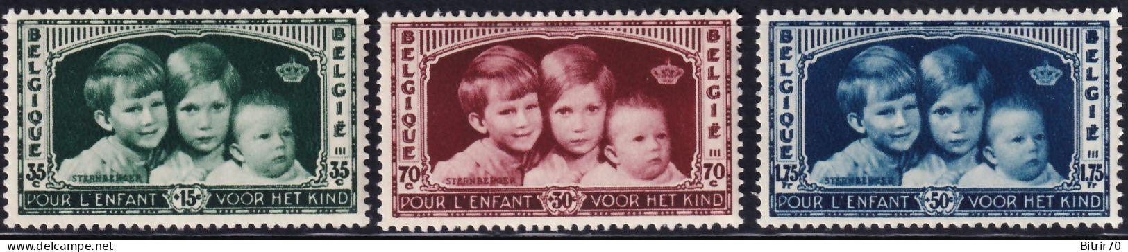 Belgica, 1935 Y&T. 404 / 406, MNH. - Ungebraucht