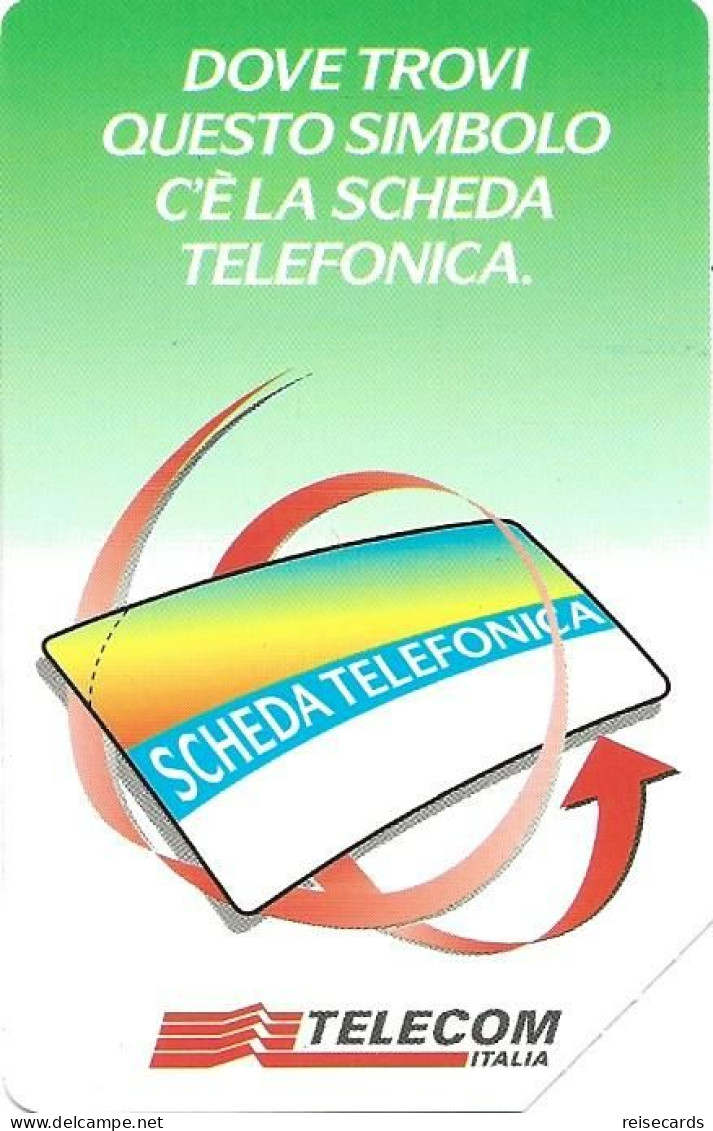 Italy: Telecom Italia - La Scheda Telefonica - Publiques Publicitaires