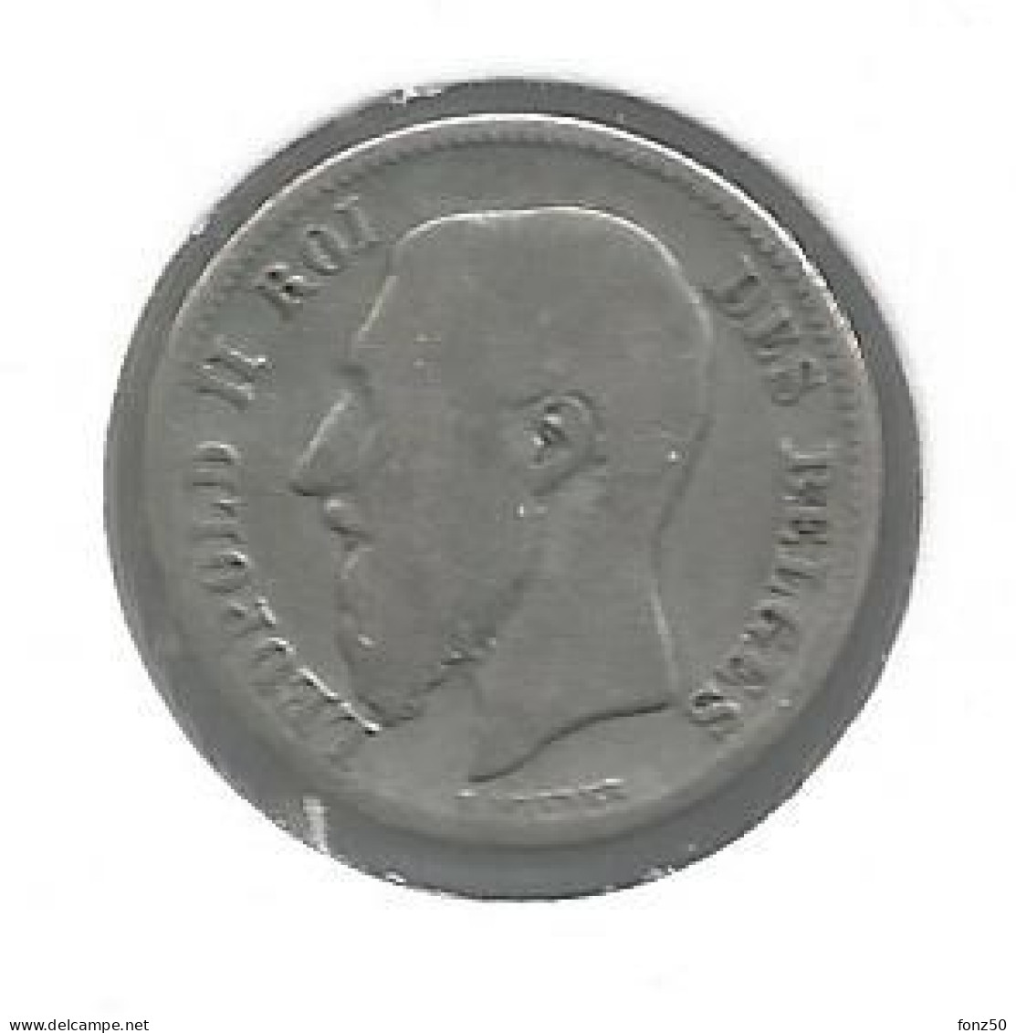 LEOPOLD II * 50 Cent 1898 Frans * Fraai * Nr 12836 - 50 Cent