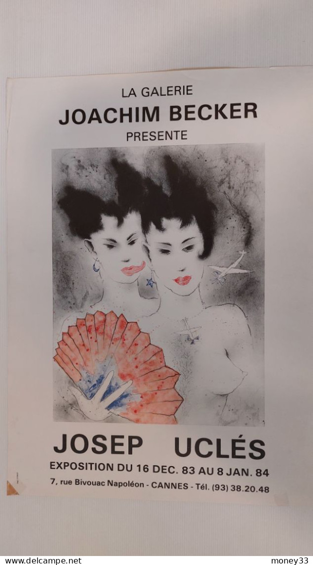 Affiche Josep Uclés Galerie Joachim Becker Du 16 Décembre 83 Au 8 Janvier 84 - Affiches