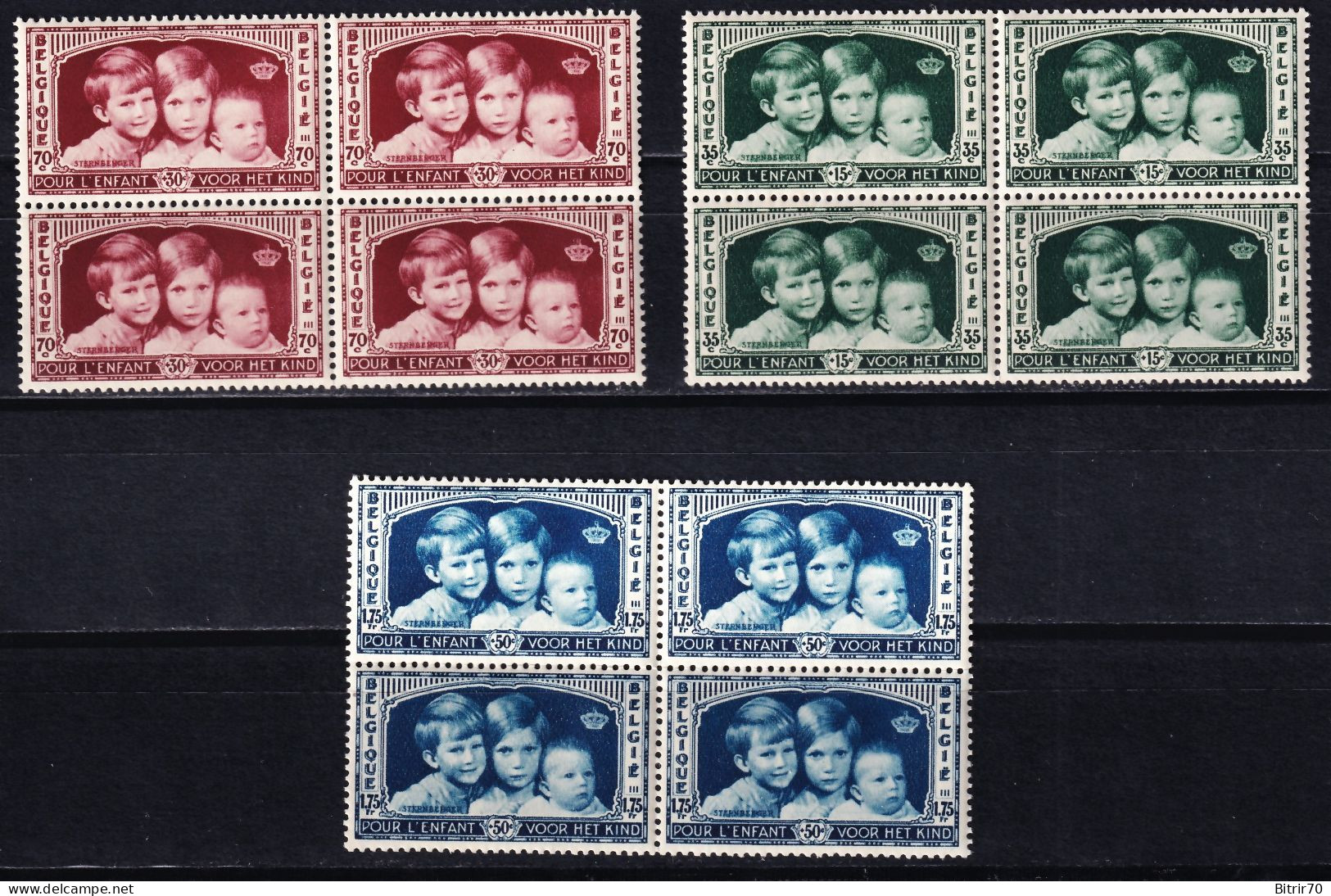 Belgica, 1935 Y&T. 404 / 406, MNH. - Unused Stamps