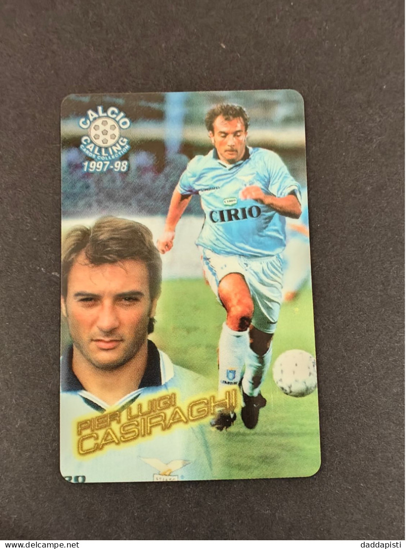 Panini Calcio Calling 1997/98 - Scheda Telefonica Nuova -  16/56 - Pier Luigi Casiraghi - Sport