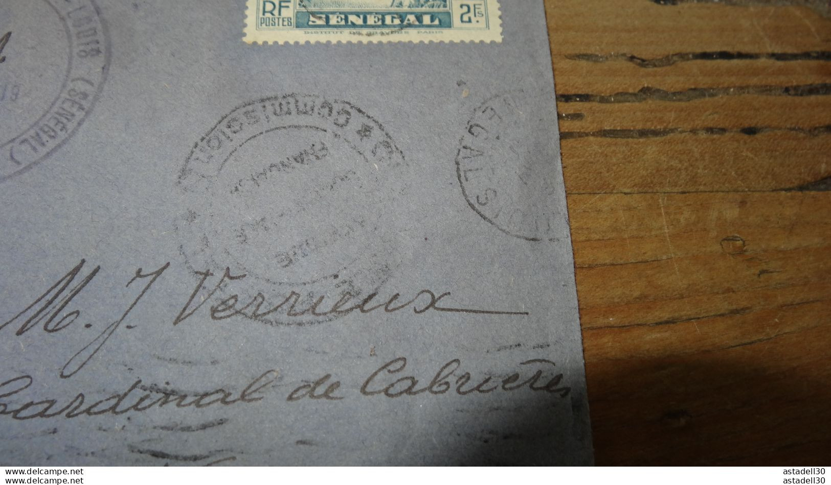 Enveloppe FM Sans Courrier Avec Cachet ANNEXE DISTILLERIE SAINT LOUIS Et Cachet Militaire - 1941 ........ Boite1....186 - Covers & Documents