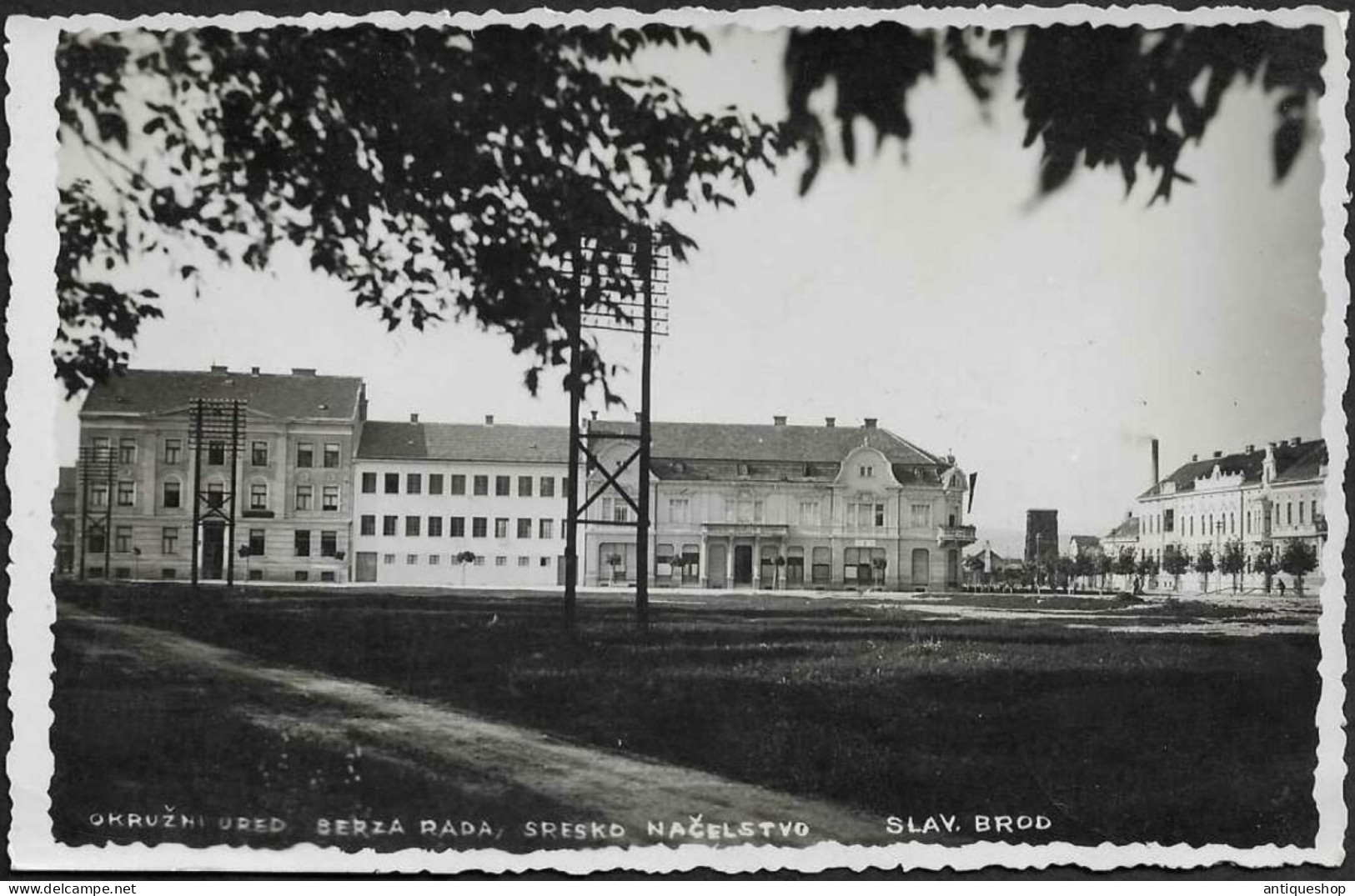 Croatia-----Slavonski Brod-----old Postcard - Croatie