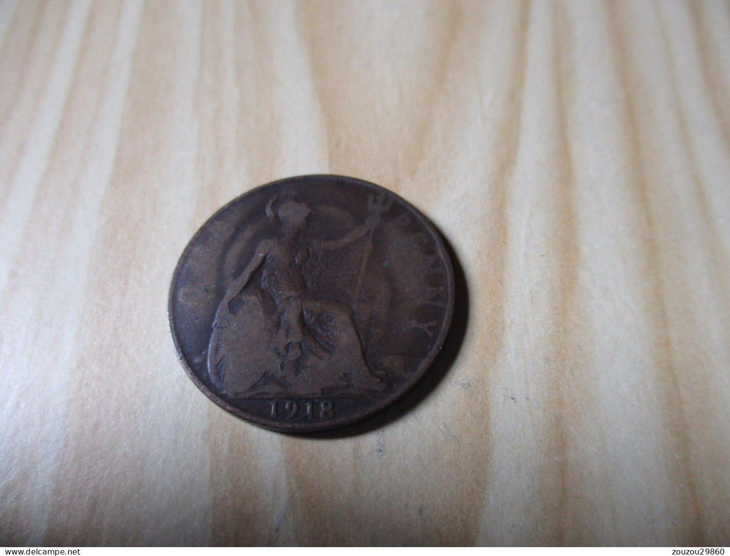 Grande-Bretagne - One Penny George V 1918.N°598. - D. 1 Penny