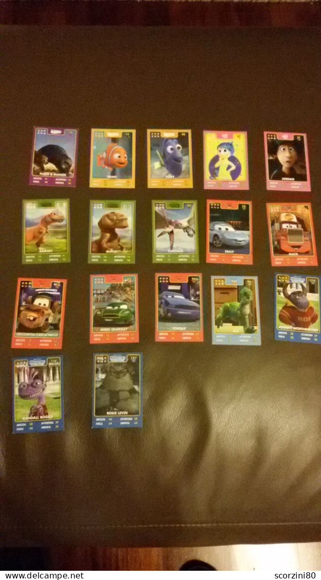 Card Collezione Disney Pixar Varie - Andere & Zonder Classificatie