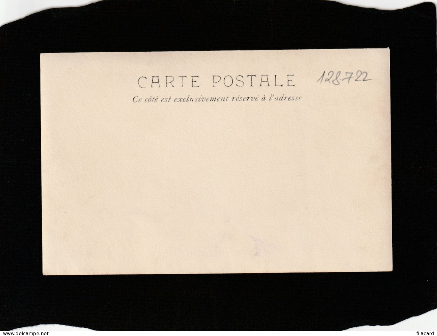 128722           Francia,     Carte   Postale,   NV - A Identifier