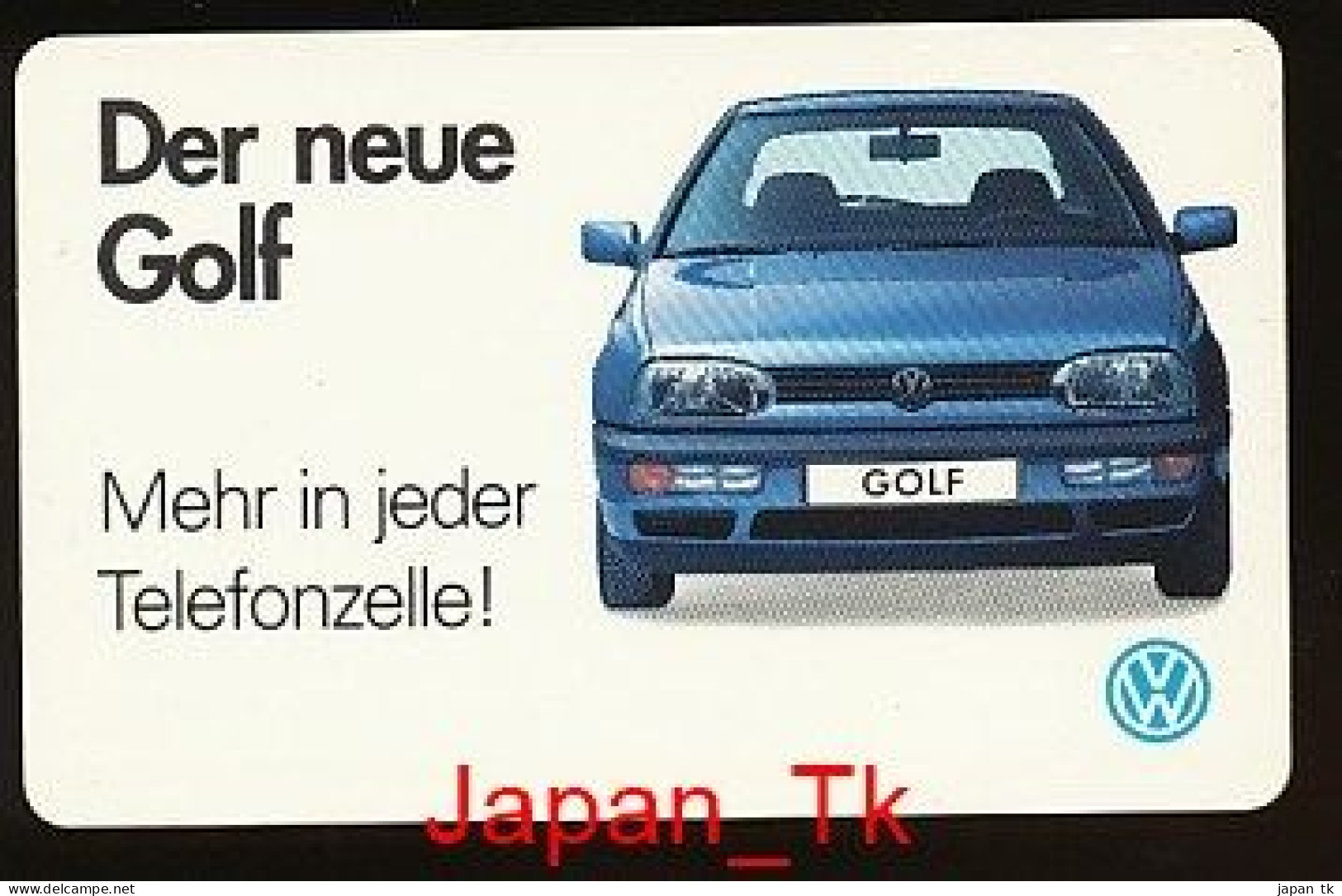 GERMANY K 480  91  VW Golf - Aufl  21 000 - Siehe Scan - K-Series: Kundenserie