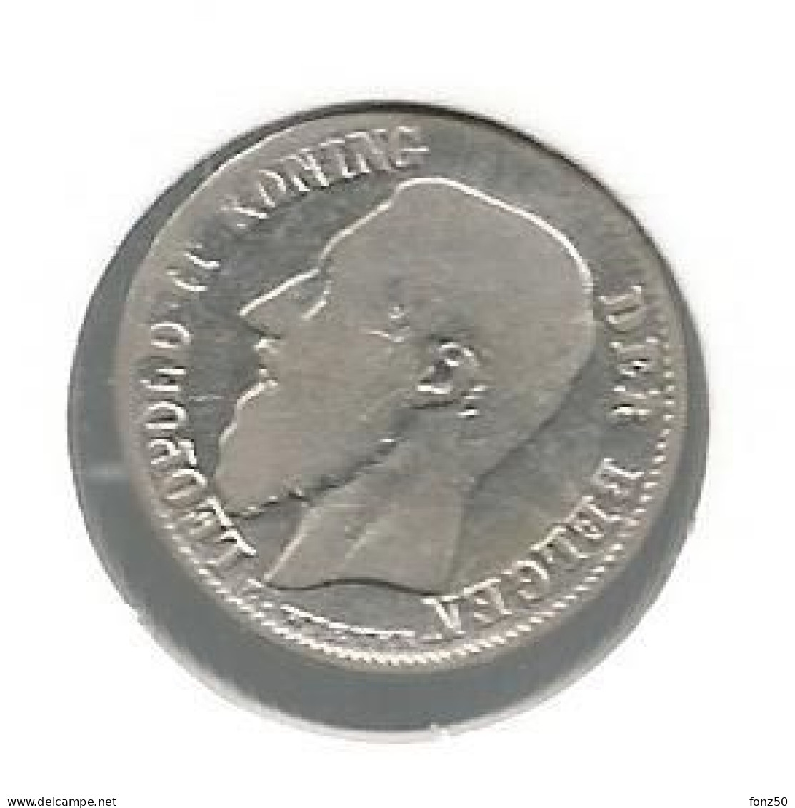 LEOPOLD II * 50 Cent 1899 Vlaams * 1/8 MEDAILLESLAG * Z.Fraai * Nr 12837 - 50 Cent