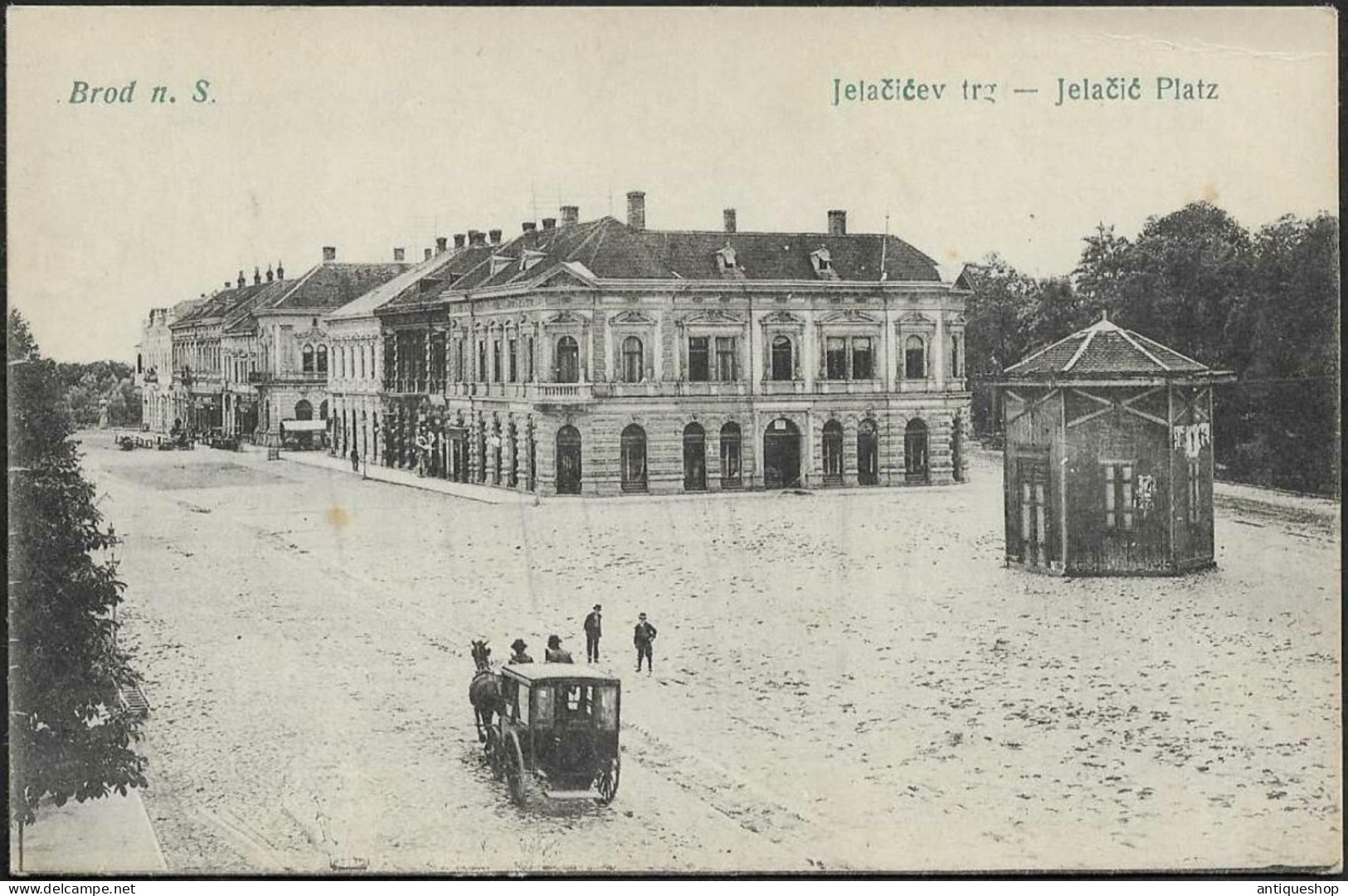 Croatia-----Slavonski Brod-----old Postcard - Kroatien