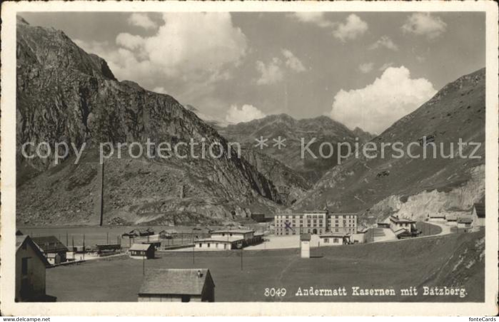 12334703 Andermatt Kasernen Mit Baetzberg Andermatt - Sonstige & Ohne Zuordnung