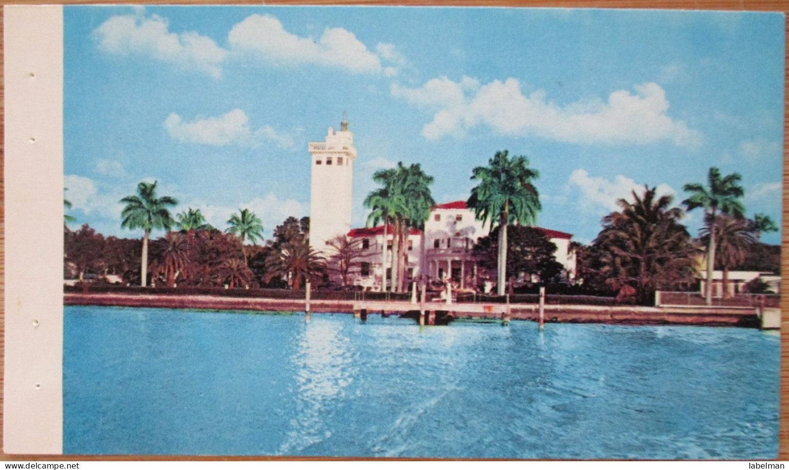 USA UNITED STATES FLORIDA MIAMI CARL G FISHER HOUSE CARD POSTCARD CARTE POSTALE ANSICHTSKARTE CARTOLINA POSTKARTE - Portland