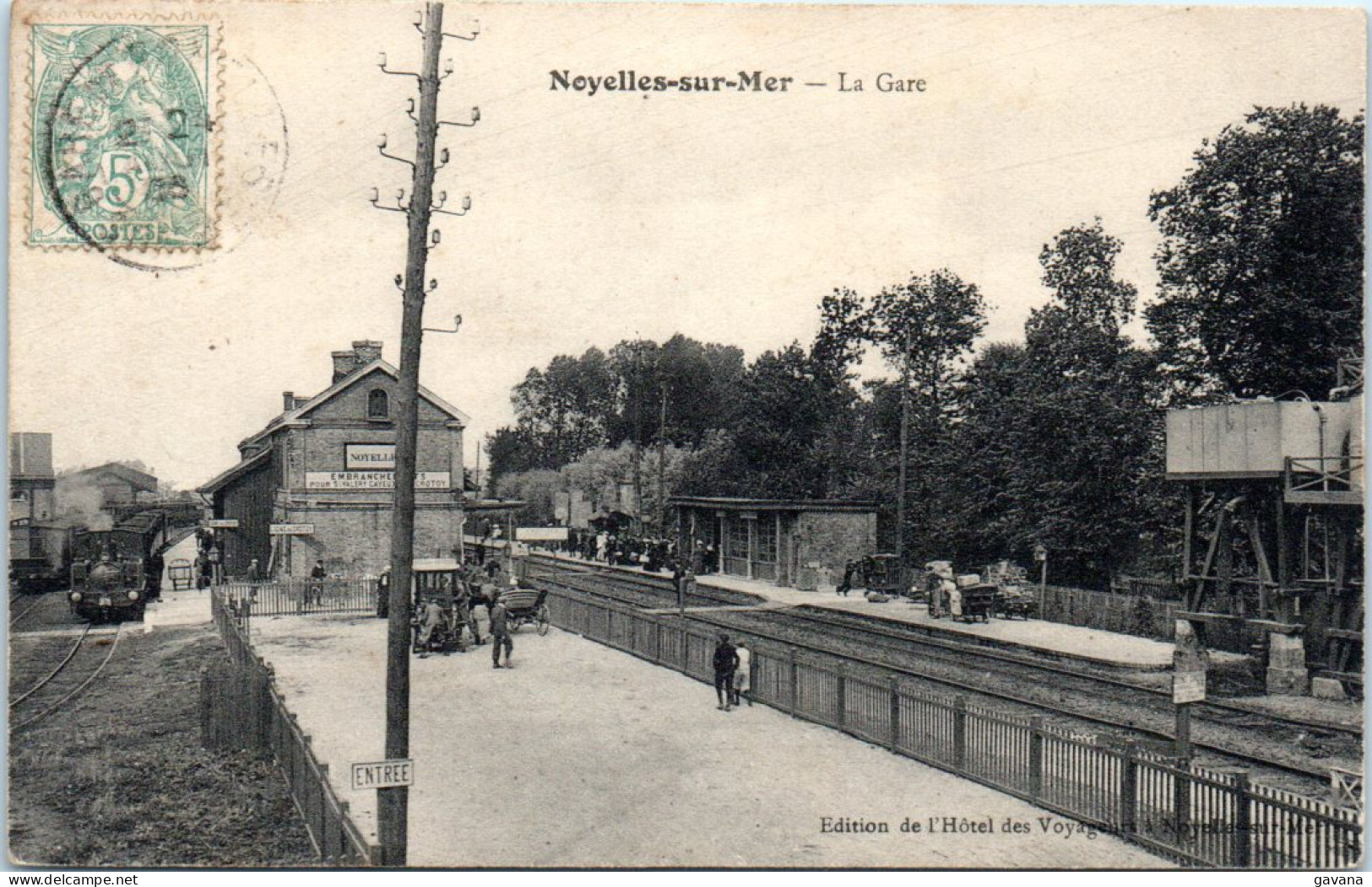 80 NOYELLES-sur-MER - La Gare  - Noyelles-sur-Mer